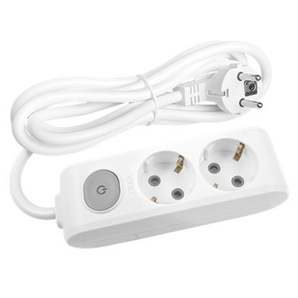 Viko Multi-Let İkili Priz Anahtar Topraklı Kablolu Çocuk Korumalı 2 Mt