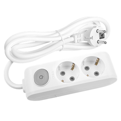 Viko Multi-Let İkili Priz Anahtar Topraklı Kablolu Çocuk Korumalı 2 Mt