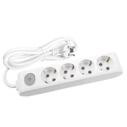 Viko Multi-Let Dörtlü Priz Anahtarlı Topraklı Kablolu Çocuk Korumalı 1 Mt