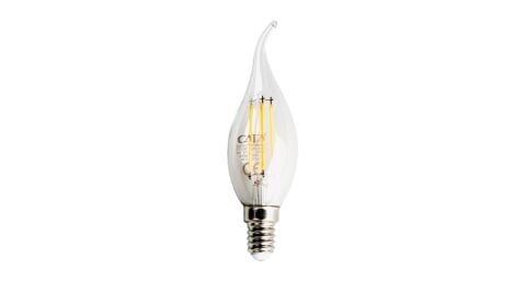 Cata Ct-4062G 4W Led Filament Kıvrık Buji Ampul (Günışığı)