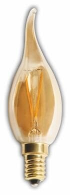 Cata Ct-4281 4W Rustik Led Kıvrık Bujı Ampul(E14)(Amber)