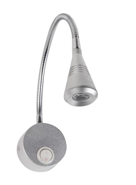 Horoz Kuğu 3W Gümüş 4200K Led Aplik