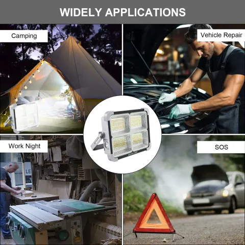 Cata Ct-4698 200W Şarjlı Solar Led Projektör