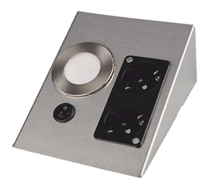 Cata Ct-5109B 2W Üçgen Spot Beyaz (Ledli+Çift Prizli)