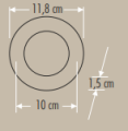 Cata Ct-5125B 6W Slim Panel (Siyah Kasa)( 6400 K) (Beyaz)