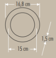 Cata Ct-5147B 12W Slim Panel (Beyaz)