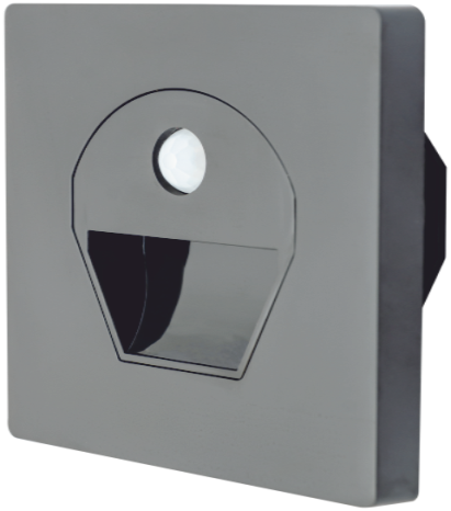 Cata Ct-5170Fg 1W Sensörlü Ledli Koridor Armatürü Füme Kasa (Günışığı)