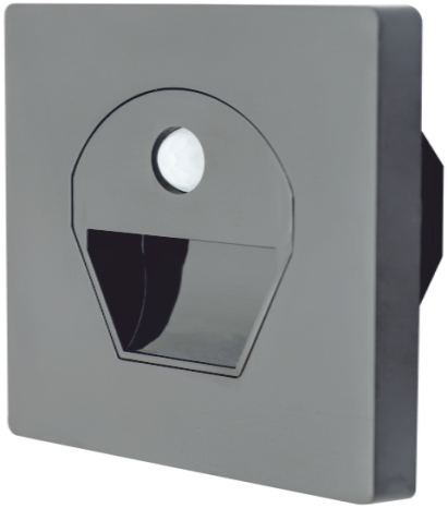 Cata Ct-5170Fg 1W Sensörlü Ledli Koridor Armatürü Füme Kasa (Günışığı)