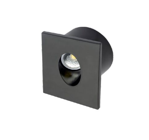 Cata Ct-5179Sb 3W Ledli Koridor Armatürü Siyah Kasa(Beyaz)