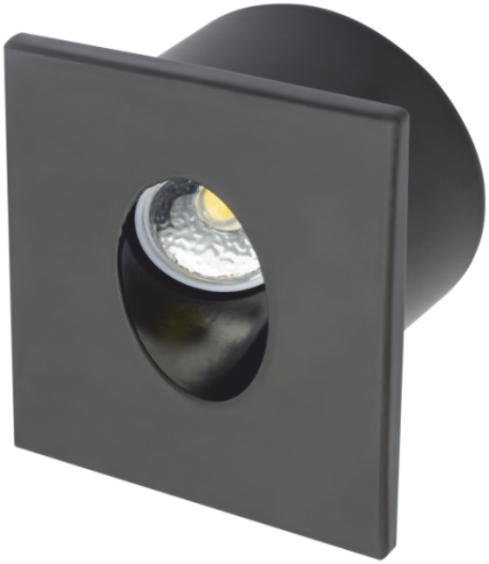 Cata Ct-5179Sg 3W Ledli Koridor Armatürü Siyah Kasa(Günışığı)