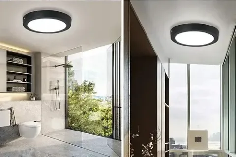Cata Ct-5235G 18W Sıva Üstü Led Panel (Siyah Kasa)( 3200 K)(Yuvarlak)