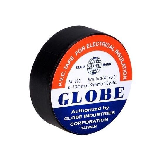 Globe İzole Bant Siyah 10'lu Paket