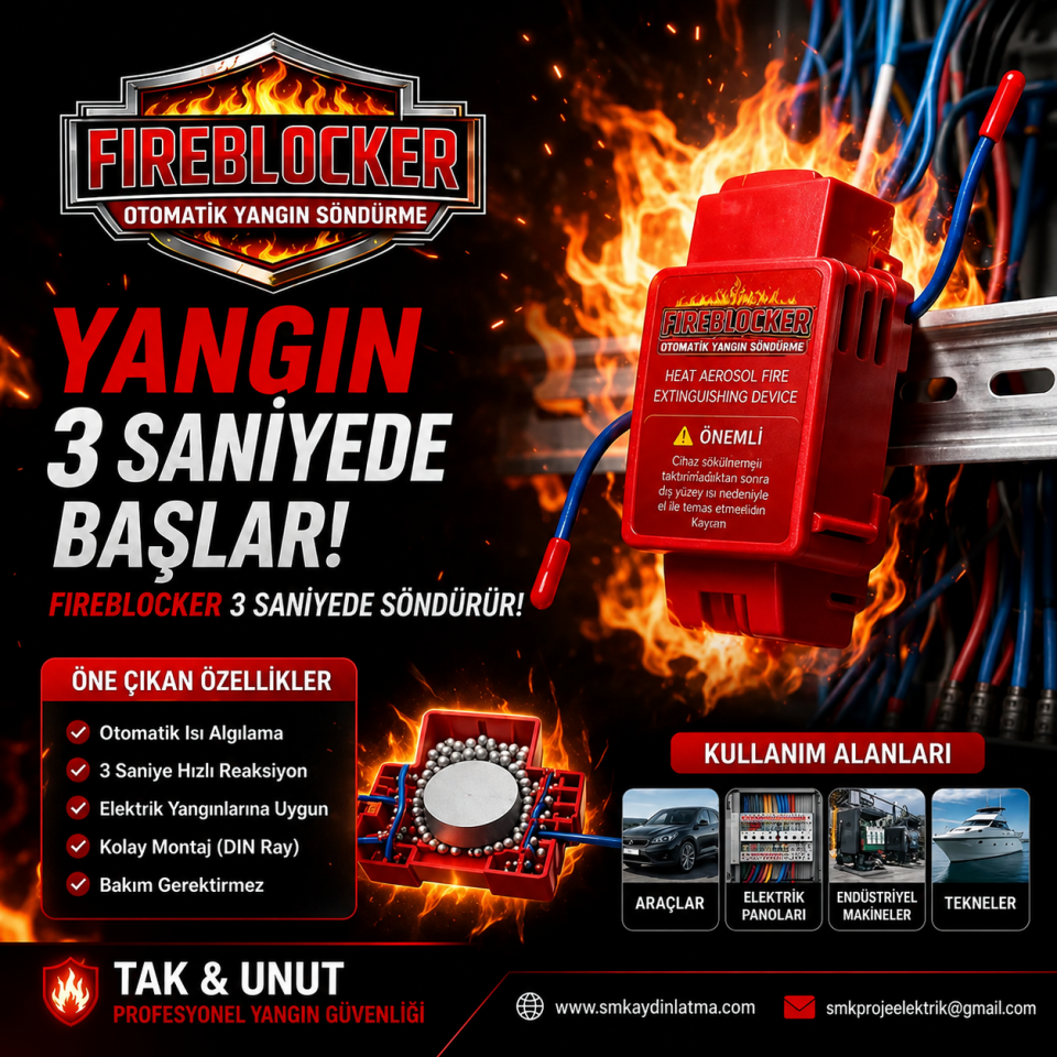 Fire Blocker Otomatik Yangın Söndürücü