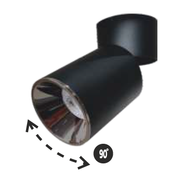 Cata Ct-5335Sp Datça Sıva Üstü Dekoratif Armatür (Gu 10)(Siyah-Platin)