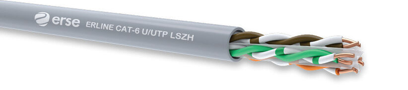 Erse Erline Cat-6 U/Utp Lszh 4X2X23 Awg Data Kablosu