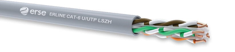 Erse Erline Cat-6 U/Utp Lszh 4X2X23 Awg Data Kablosu