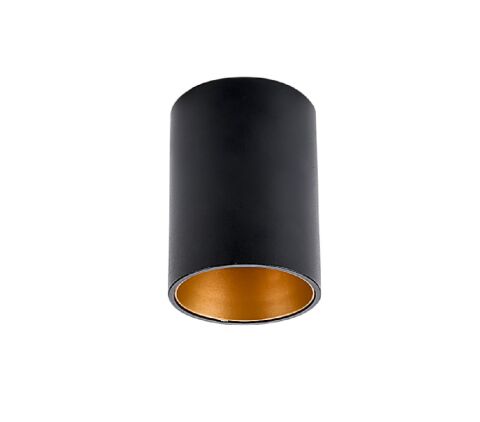 Cata Ct-5418 Assos Sıva Üstü Dekoratif Armatür (Gu-10 ) (Siyah-Gold)