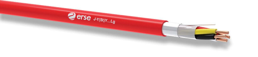 Erse J-Y(St)Y...Lg 1X2X0,8+0,4 mm Yangın Alarm Kablosu