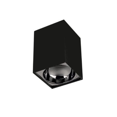 Cata Ct-5420Sp Bergama  Sıva Üstü Dekoratif Armatür  (Gu-10) (Siyah+Platın)