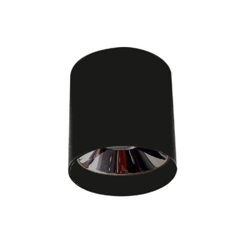 Cata Ct-5421Sp Foça Sıva Üstü Dekoratif Armatür ( Gu-10 ) (Siyah+Platın)