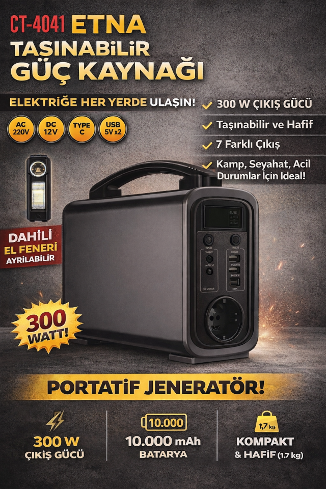 Cata Ct-4041 Etna Güç Kaynağı 300W