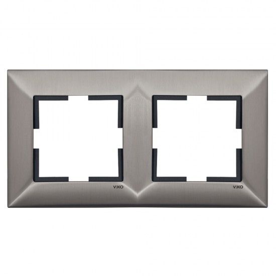 Trenda Metal Inox İkili Çerçeve