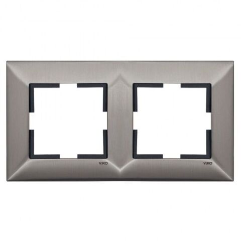 Trenda Metal Inox İkili Çerçeve