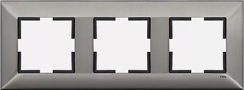 Trenda Metal Inox Üçlü Çerçeve