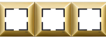 Trenda Metal Gold Üçlü Çerçeve