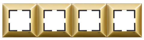 Trenda Metal Gold Dörtlü Çerçeve