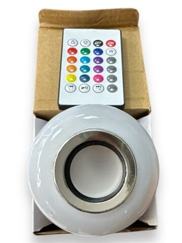 9W Uzaktan Kumandalı Hoparlör Rgb Led Ampul