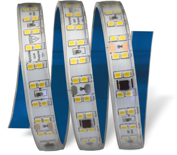 Cata Ct-4597 220V 240 Çip Şerit Led (Amber)(Yapışkanlı)