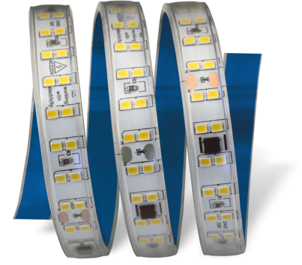 Cata Ct-4597 220V 240 Çip Şerit Led (Amber)(Yapışkanlı)