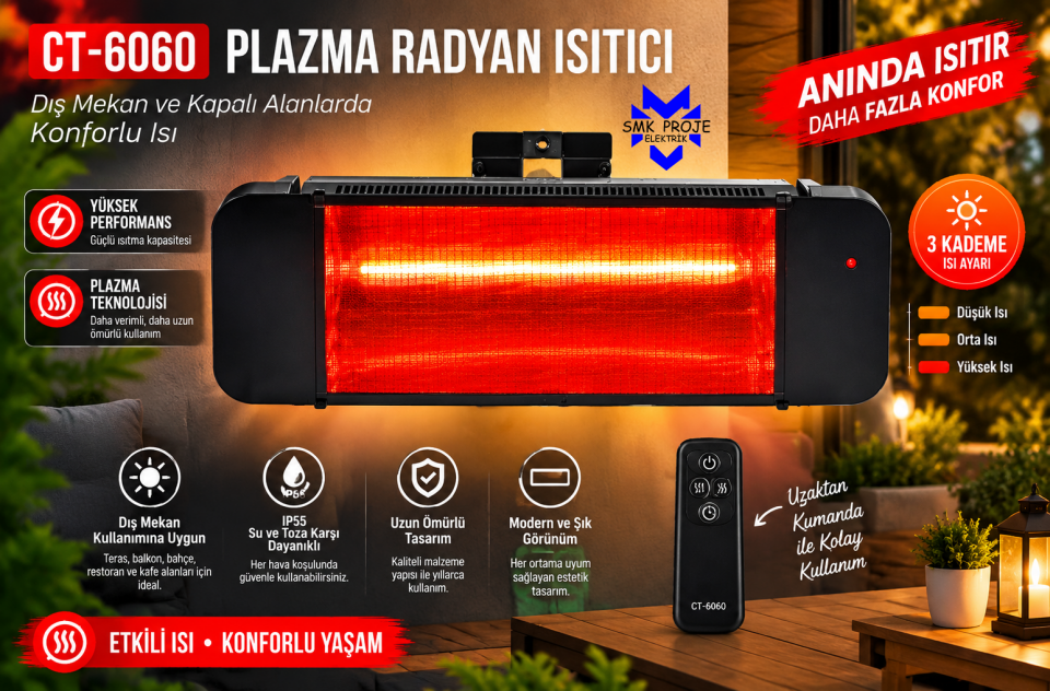 Cata Ct-6060 Plazma Isıtıcı