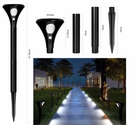 Cata Ct-7311G 20W Solar Bahçe Armatürü(Günışığı)
