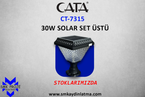 Cata Ct-7315 30W Solar Set Üstü
