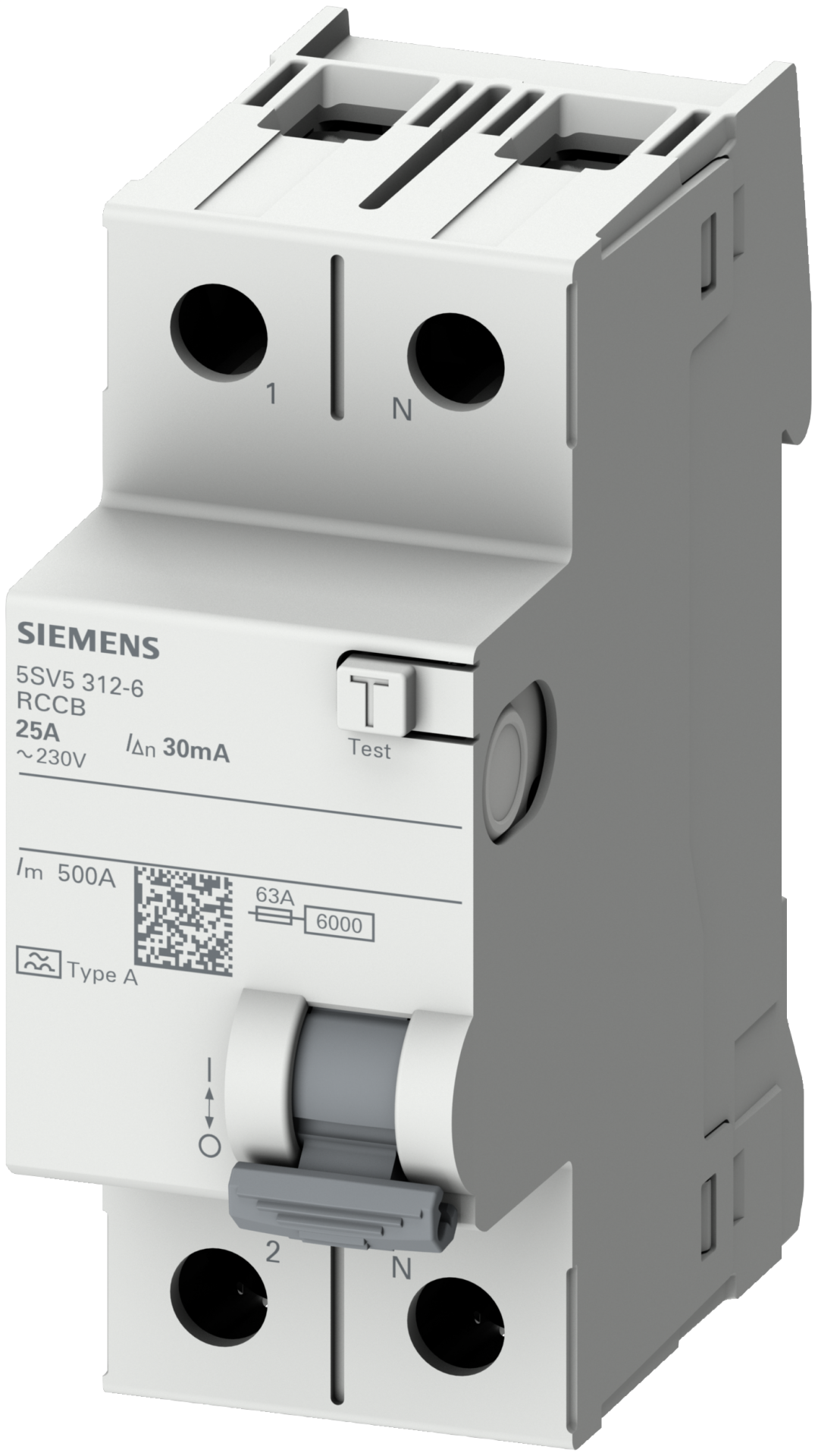 Siemens 2X63 Amper 30 Miliamper Kaçak Akım Rölesi