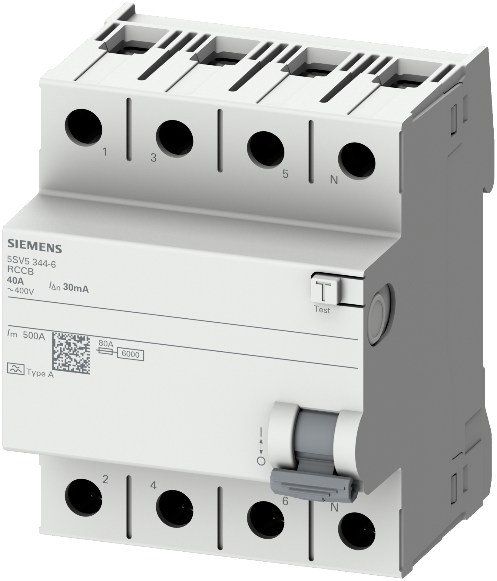 Siemens 4X125 Amper 30 Miliamper Kaçak Akım Rölesi