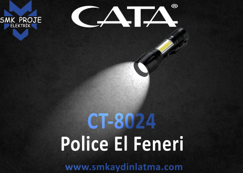 Cata Ct-8024 Police Cep  Led El Feneri
