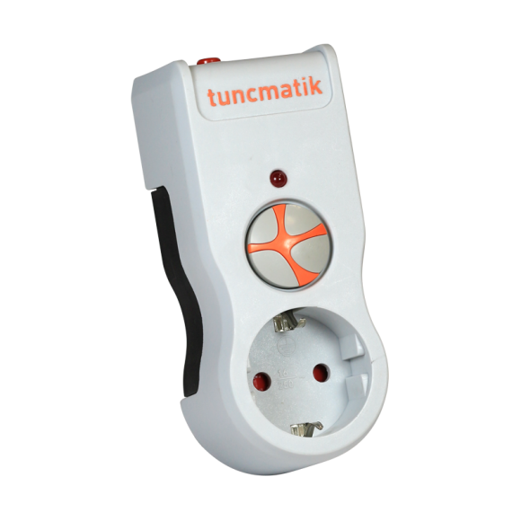 Tuncmatik Tekli Akım Korumalı Priz - Beyaz