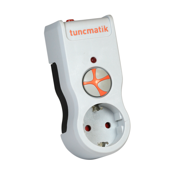 Tuncmatik Tekli Akım Korumalı Priz - Beyaz