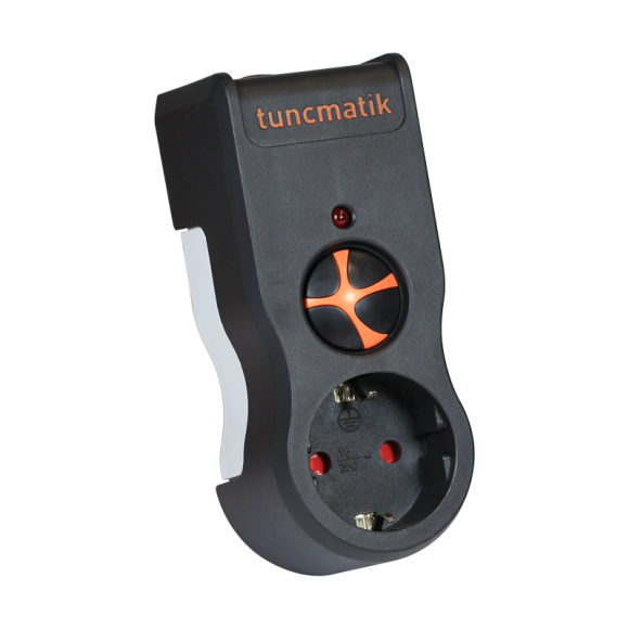 Tuncmatik Tekli Akım Korumalı Priz - Siyah