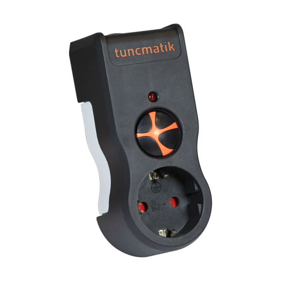 Tuncmatik Tekli Akım Korumalı Priz - Siyah