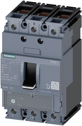 Siemens 88-125 Amper 36Ka 3 Kutup Termik Ayarlı Kompakt Şalter