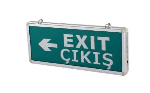 Cata Ct-9166 3W Exıt Çıkış Armatürü Ledli 3 Saat Akülü
