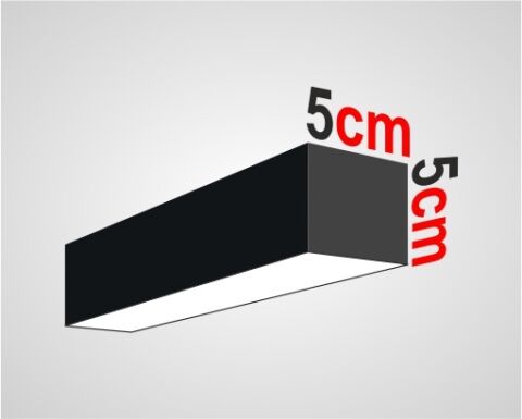80 Cm Sıvaüstü Sarkıtlı Linear 25W (5Cmx5Cm)
