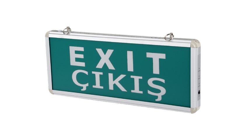 Cata Ct-9175 3W Exıt Çıkış Armatürü Ledli 3 Saat Akülü