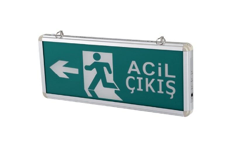 Cata Ct-9179 3W Exıt Çıkış Armatürü Ledli 3 Saat Akülü
