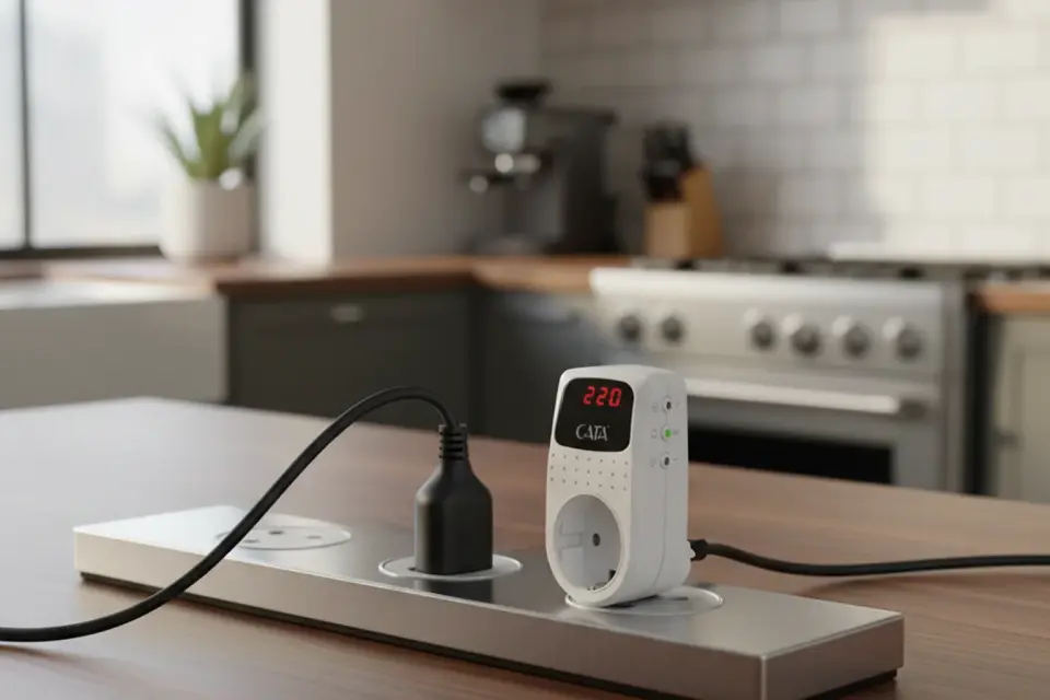 Cata Ct-9187 Dijital Akım Korumalı Priz ( 918 Joule ) ( 4000W )