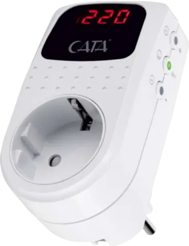 Cata Ct-9187 Dijital Akım Korumalı Priz ( 918 Joule ) ( 4000W )